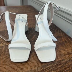 Mix No. 6 White Strappy Sandals
